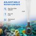 Knifel 400GPH Submersible Water Pump(1500L/H 25W) Ultra Quiet Fountain Pump with 6.5ft. High Lift Pond Pump for Fish Tank Pond Aquarium Statuary Hydroponics. - Buy Online on GoSupps.com