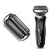 73S S7 Replacement Head Shaver Head Accessories for Braun Series7 Shaving Razor Head Suitable for Braun S7 7020s 7025s 7085cc 7027cs 7071cc and 7075cc Shavers black
