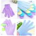 UPKOCH 2pcs Body Scrub Gloves - Frosted Sponge Exfoliating Mitts for Smooth Skin | International Shipping Available - Buy Online on GoSupps.com