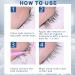 Strawberry-White Eyelash Extensions Remover Cream | Low Irritation Adhesive Remover for Sensitive Eyes (5g) - Fast Action - Buy Online on GoSupps.com