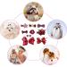 Hacraho 10-Piece Mixed Style Dog Hair Clips Cute Puppy Bowknots for Small Dogs & Cats | Perfect Valentine s Day Gift - Buy Online on GoSupps.com