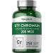 GTF Chromium 200 mcg | 250 Capsules | Glucose Tolerance Factor | Non-GMO Gluten Free Supplement | by Piping Rock