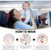 Naiicute Aircraft Earplugs - Pain-Free Travel Earplugs for Adults & Kids 12+ Reusable Hearing Protection with Pressure Compensation - White (Blue & Violet) - International Shipping Available - Buy Online on GoSupps.com
