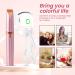 Rechargeable Heated Eyelash Curler & Electric Eyebrow Trimmer Beauty Kit - Portable Hair Clipper for Eyelashes Eyebrows & Nose - Stylish White & Pink Design - Buy Online on GoSupps.com