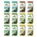 gimMe Organic Roasted Seaweed Sheets - 6 Flavor Variety Pack - 12 Count - Keto, Vegan, Gluten Free - Great Source of Iodine and Omega 3’s - Healthy On-The-Go Snack for Kids & Adults #6 Variety Pack (6 Flavors)