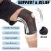 CURELIX 2023 Knee Brace with Side Stabilizers - Adjustable Support for Meniscus Tear, MCL, ACL, Arthritis - Gel Pad & Shin Pad Included (Black, Large) - Buy Online on GoSupps.com