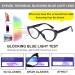 Shop EYEURL 3 Pack Cat Eye Reading Glasses - Blue Light Blocking Rhinestone Coating Spring Hinges +2.50 Magnification - Stylish Eyewear for Women - Buy Online on GoSupps.com