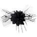 Gothic Hair Clips Rose Barrettes for Halloween Horror Festival Hair Pins Portable Hair Accessories for Women & Girls Black - Buy Online on GoSupps.com