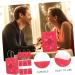 Healeved 40 Pcs Valentine's Day Tote Party Bag Tote Bags for Kids Handheld Heart Gift Bag Jewelry Valentines Party Decorations Supplies Packing Pouches Candy Favor Bags Souvenir - Buy Online on GoSupps.com