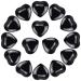 Marrywindix 15 Packs 0.8 Inch Healing Crystal Natural Black Obsidian Heart Love Carved Palm Worry Stone Chakra Reiki Balancing