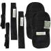Double Nephrostomy Tube and Drainage Bag Cover - Black