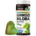 BIO KRAUTER Ginkgo Biloba Gummies - 90 Vegan Chews - Ginkgo Biloba Supplements for Brain Support - 120 mg Standardized Extract - Pectin-Based Formula