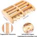 Premium Wooden Foot Massage Roller | Stress Relief & Relaxation Device for Home & Office - Buy Online on GoSupps.com