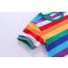 Mud Kingdom Little Boys T-Shirts Rainbow Stripe - 6 Years - Green - Short Sleeve - Buy Online on GoSupps.com
