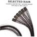Beaupretty Black Hair Tie hair extensions seamless hair straight hair clip black scrunchies synthetic hair clip full head clip electric black human hair extensions real hair Hair Bands - Buy Online on GoSupps.com