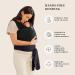 MOBY Terrazzo Black Classic Baby Wrap Carrier - 100% Cotton, One Size Fits All - Buy Online on GoSupps.com