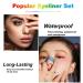 10-Piece Colorful Eyeliner Set - Natural Matte, Long-Lasting, Hypoallergenic Eyeliners - Metallic Eye Shadow Pen, Glitter Eyeliner - Women & Girls Makeup Kit - 10PCS - Buy Online on GoSupps.com