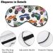 Boys Monster Truck Sleeping Mask | Cartoon Car Eye Mask for Kids | Adjustable Strap | Style-4 - Buy Online on GoSupps.com