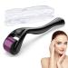 JIEYUCHU Derma Roller, 0.75 mm Dermaroller Hair, 660 Titanium Micro Needle Roller for Face Skin Care, Stimulate Hair Regrowth