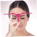 Angoily 3 Pcs Eyebrow Template Eyebrow Ruler Eyebrow Makeup Stencil Template Ruler Portable Protractor - Buy Online on GoSupps.com
