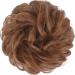 FESHFEN Messy Bun Hair Piece Scrunchie | Synthetic Wavy Curly Chignon Ponytail Extension | Updo Hairpiece for Women Girls Kids | 1PCS Light Auburn - Buy Online on GoSupps.com