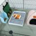 Hylyun Guinea Pig Toilet - Multi-Functional Litter Box for Guinea Pigs Hamsters Chinchillas & Ferrets | Rust-Resistant Easy to Clean - Buy Online on GoSupps.com