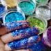 Veroa 12 Colors Chunky Glitter Set for Face, Body, and Hair - Festivals, Parties, Raves - 10g*12PCS - Buy Online on GoSupps.com