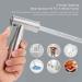 Stainless Steel Baby Cloth Diaper Sprayer Kit - Handheld Bidet Set with Hose, Nozzle, T-Valve, Tank Mount Hook - Toilet Shower Cleaner and Washer Rinse - Buy Online on GoSupps.com