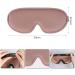3D Contoured Light Blocking Sleep Eye Mask - Soft & Comfortable for Men and Women - Pink - Buy Online on GoSupps.com