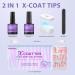BTArtbox XCOATTIPS Natural Nail Kit - Short Coffin Nail Tips with Gel Glue Top Coat & Lamp | All-in-One Soft Gel Press-On Nails | Perfect Fall Day Gift S Coffin - Buy Online on GoSupps.com