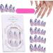 Almond Press on Nails Medium Press on Nails Almond Shape Stick on False Nails Full Fake Nail Kit in 12 Sizes for Manicure Enthusiasts Home and Salon Use - Buy Online on GoSupps.com