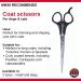 Mikki 6376272 Large Grooming Scissors | Professional Pet Grooming Scissors for Precision Cutting | International Shipping Available - Buy Online on GoSupps.com