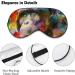 LynaRei Colorful Monkey Sleep Mask - Adjustable Soft Eye Mask for Men and Women - Ideal for Travel and Nap - Style 6 - Buy Online on GoSupps.com