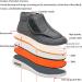 Men's Extra Wide Fit Diabetic Orthopedic Slippers - Adjustable Slip On Sneakers for Swollen Feet - Grey, Size 42 - Buy Online on GoSupps.com