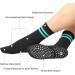 Buy Slipproof Yoga & Pilates Socks for Women | Toes Home Stopper Socks - 4 Pairs Anti-Slip Bubble Sports Socks (39-42) - Comfortable Black & Colored Grip Socks - Buy Online on GoSupps.com