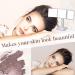 HORIUCHI Trifold Vanity Mirror - Japanese Makeup Mirror with 360 View, 2X Magnification, Three-Sided Design (Silver) - Buy Online on GoSupps.com
