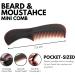 Moustache and Beard Wax for Men with Moisture Resistant Feature - Sweet Orange 15ml + Pocket-Sized Comb | Promotes Facial Hair Growth - Buy Online on GoSupps.com