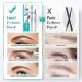 Long-Lasting Waterproof Dark Brown Eyebrow Microblading Pen - 4 Point Brow Pen for Natural Eye Makeup - Buy Online on GoSupps.com