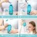 MAOEVER Neti Pot Sinus Rinse Kit - 300ML Wash Bottle with 30 Salt Packets - BPA Free Nose Cleaner for Adults & Kids - Green - Buy Online on GoSupps.com