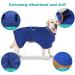Leapbeast XS Blue Dog Bed - Quick Drying Very Absorbent with Adjustable Straps & Velcro Fastener | International Shipping - Buy Online on GoSupps.com