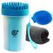 Coality Dog Paw Cleaner - Soft Silicone Bristles Paw Cleaner for Dogs Removes Mud Muck & Dirt Portable Cup with Lanyard and a Microfiber Towel & Bathing Brush Must Have For Any Pet Owner
