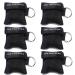 Life sport LIFESPORT CPR-MASKE 6 pieces CPR Rescue Face protection with key rings ring breathing mask with disposable valve breathing barrier emergency set safe first aid or AED training black