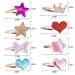 16Pcs Cute Star/Crown/Heart Hair Clips for Girls - Sparkly Metal Snap Hair Pins for Kids, Baby & Women - Buy Online on GoSupps.com