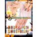 EBANKU Halloween Gel Nail Polish Strips - 20 Stickers for Pumpkin Witch Nail Designs with Nail File Stick - UV/LED Lamp Required - Buy Online on GoSupps.com