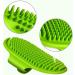 Jkxwx Silicone Pet Brush Glove | Blue Dog & Cat Washing Brush for Fur Removal Bathing & Cleaning - Buy Online on GoSupps.com
