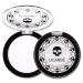UCANBE White Pressed Setting Powder for Special Effects & Halloween Makeup Translucent Matte Finishing Powder Baking White Face Powder for Long Lasting Coverage Portable Compact