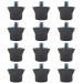 Chennan 12 pieces spikes for sports shoes soccer shoe tunnels stollen for rugby shoes pyramid replacement spikes abrasion -resistant and durable high compatibility for track shoes long jumping walk hiking
