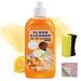 Momeng Floor Cleaner Orange Momeng Floor Cleaner Powerful Decontamination Floor Cleaner Honifee Floor Cleaner Solution Nml Floor Cleaner for Wood Tile Floors (1PC)