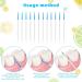 220pcs Interdental Brushes & Silicone Toothbrushes - Dental Floss Picks for Braces & Teeth Cleaning - Blue - Buy Online on GoSupps.com
