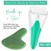 Jade Gua Sha Stone - Face Sculpting Tool for Facial Massage and Jaw Massager - Buy Online on GoSupps.com